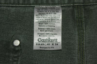 Carhartt B136 Multi Utility Pocket Carpenter Work Double Knee Front Canvas Pants