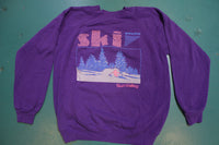 Sun Valley Suicide Ski Powder Snow 80s Vintage Hanes Crewneck Swearshirt