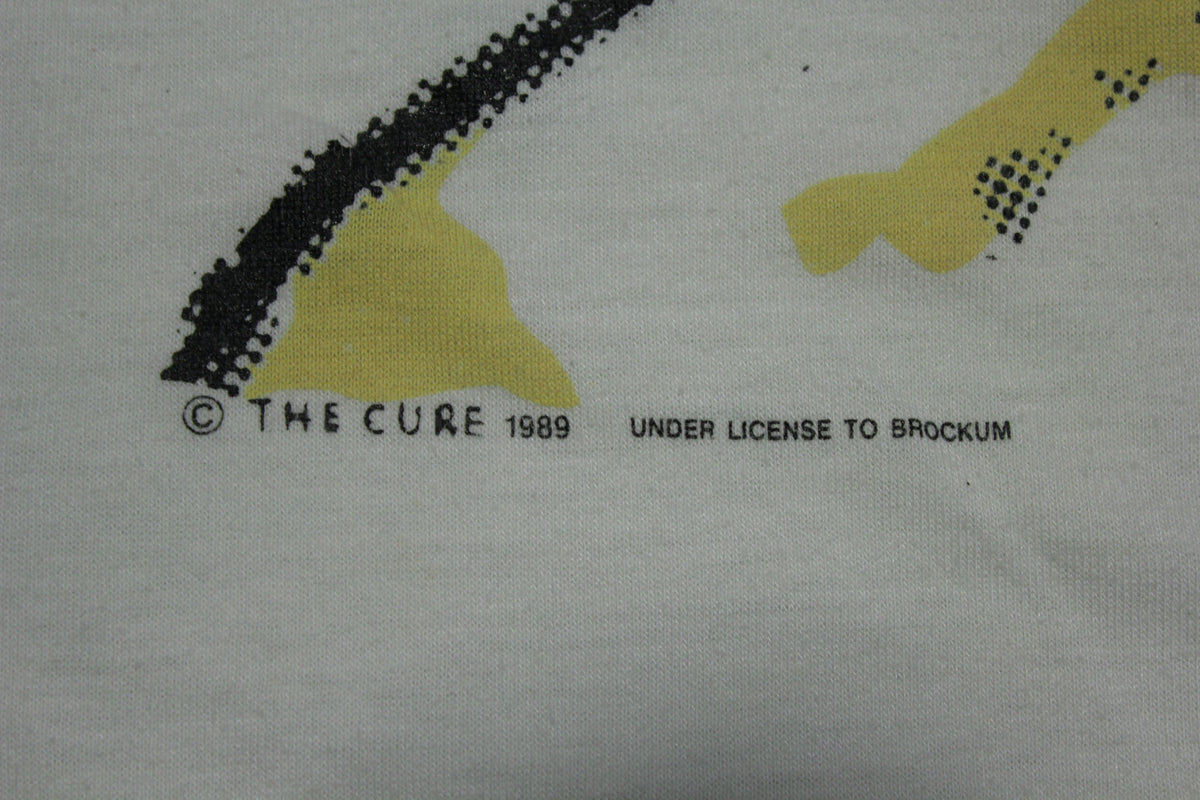 The Cure Primary 1989 Brockum Vintage Pigtails Single Stitch Made in USA T-Shirt