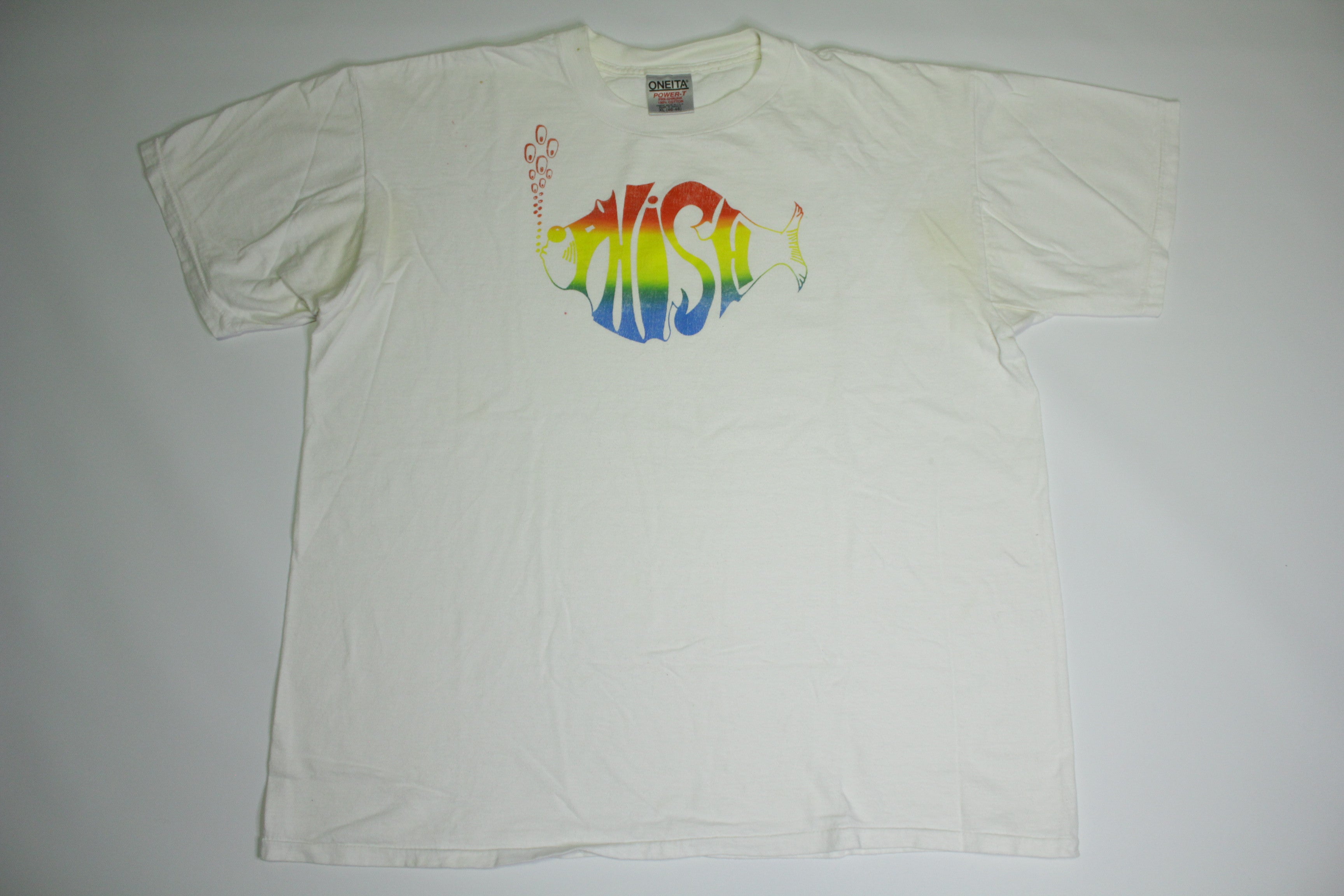 Phish Rainbow Bubbles Fish Single Stitch 90's Oneita Concert Tour