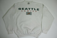 Seattle Sonics Vintage 90's Crewneck Tultex Basketball Sweatshirt