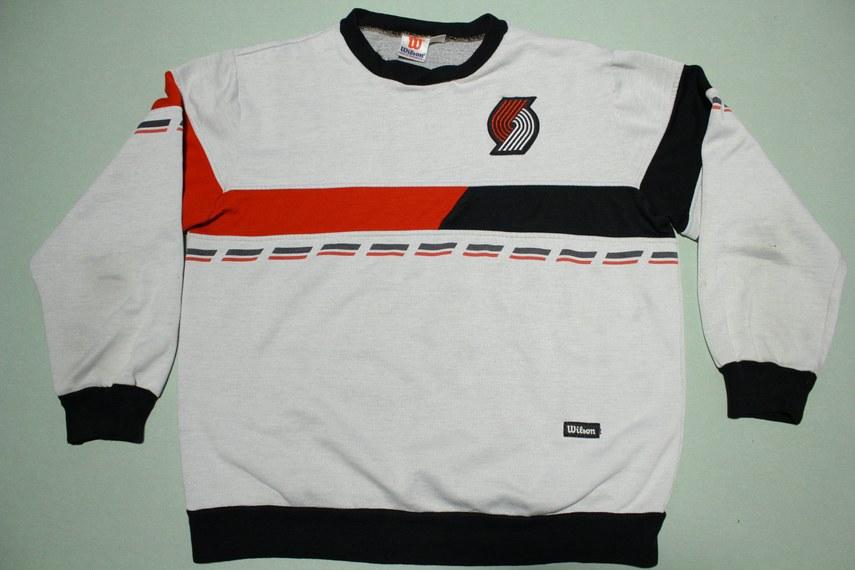 Trail blazers crew neck sweatshirt hot sale