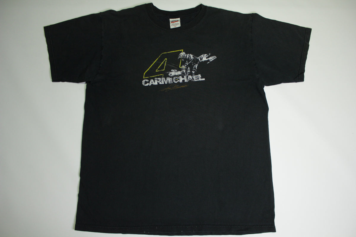 Ricky Carmichael #4 2000's Motocross G.O.A.T Racing T-Shirt