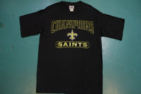 New Orleans Saints 2000 NFC Western Division Champions Vintage Tshirt