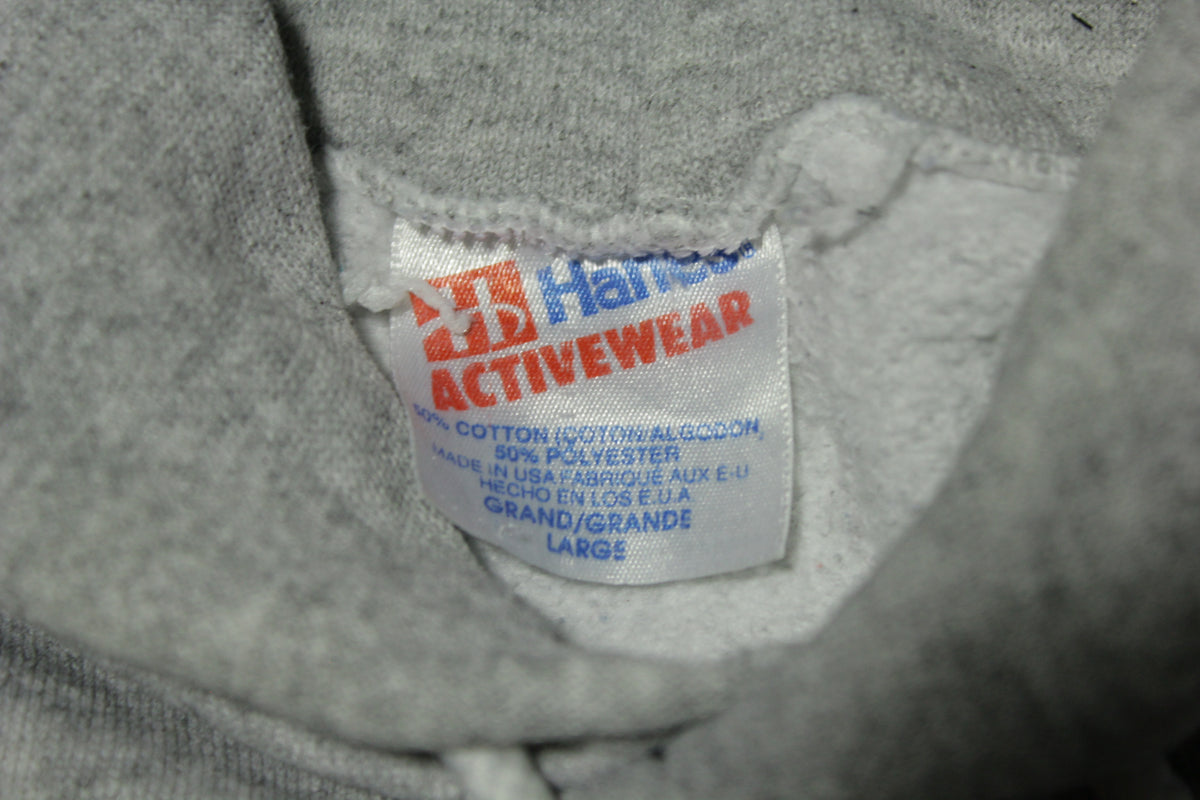 Miami Heat Vintage Hanes Made in USA 90's Hoodie Sweatshirt.