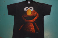 Elmo Large Print Vintage Jim Henson Sesame Street 90s Puppet Tshirt