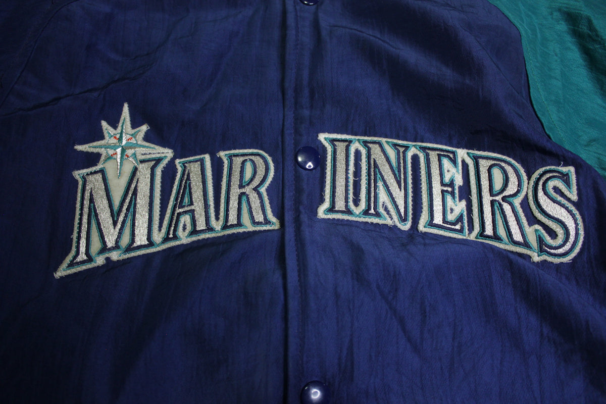 Seattle Mariners Vintage Diamond Collection Made in USA 90's Big Patch Starter Jacket