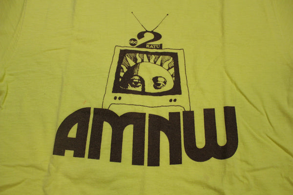 AMNW KATU ABC Channel 2 Vintage 70s Single Stitch Portland Tshirt