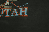 Harley Davidson Motorcycles Don't Label Me 1998 Monarch Orem Utah Vintage T-Shirt