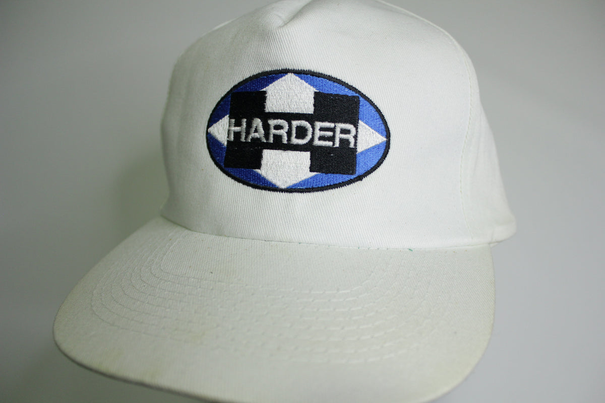 Harder Construction Vintage 90's Trucker Snapback Adjustable Hat