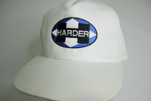 Harder Construction Vintage 90's Trucker Snapback Adjustable Hat