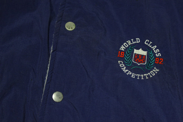 World Class Competition 1992 JC Penney Olympic Reversible Bomber Jacket RARE