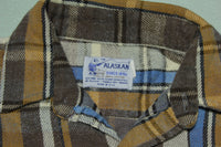 The Alaskan Made in USA Vintage 70's Flannel Logging Shirt