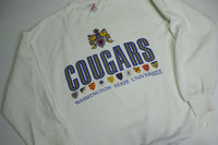 Washington State University WSU Cougars Vintage 90's Jerzees Crewneck Sweatshirt