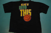 Get Offa This Couch Get Into This Basketball 90s NBA Basketball Sunsports Vintage T-Shirt