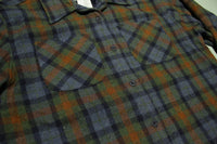 Erika Casuals Clothing Vintage 80's Unisex Flannel Lined Jacket Shirt