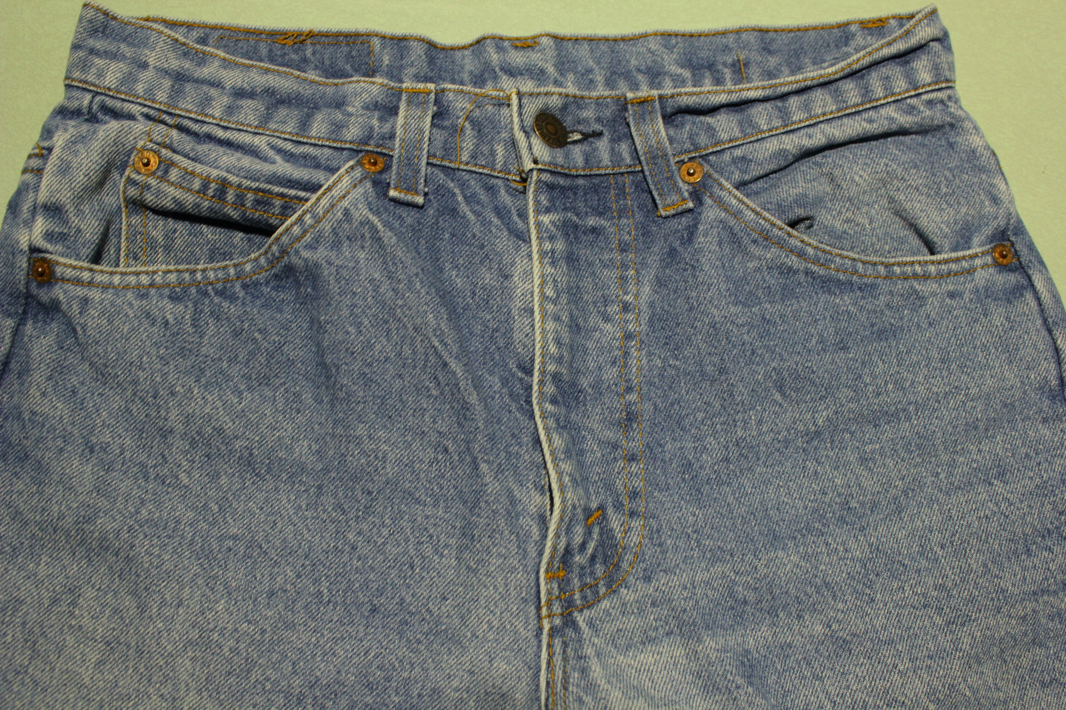 Levis Vintage 80s Orange Tab 517 Faded Denim Jeans Made in