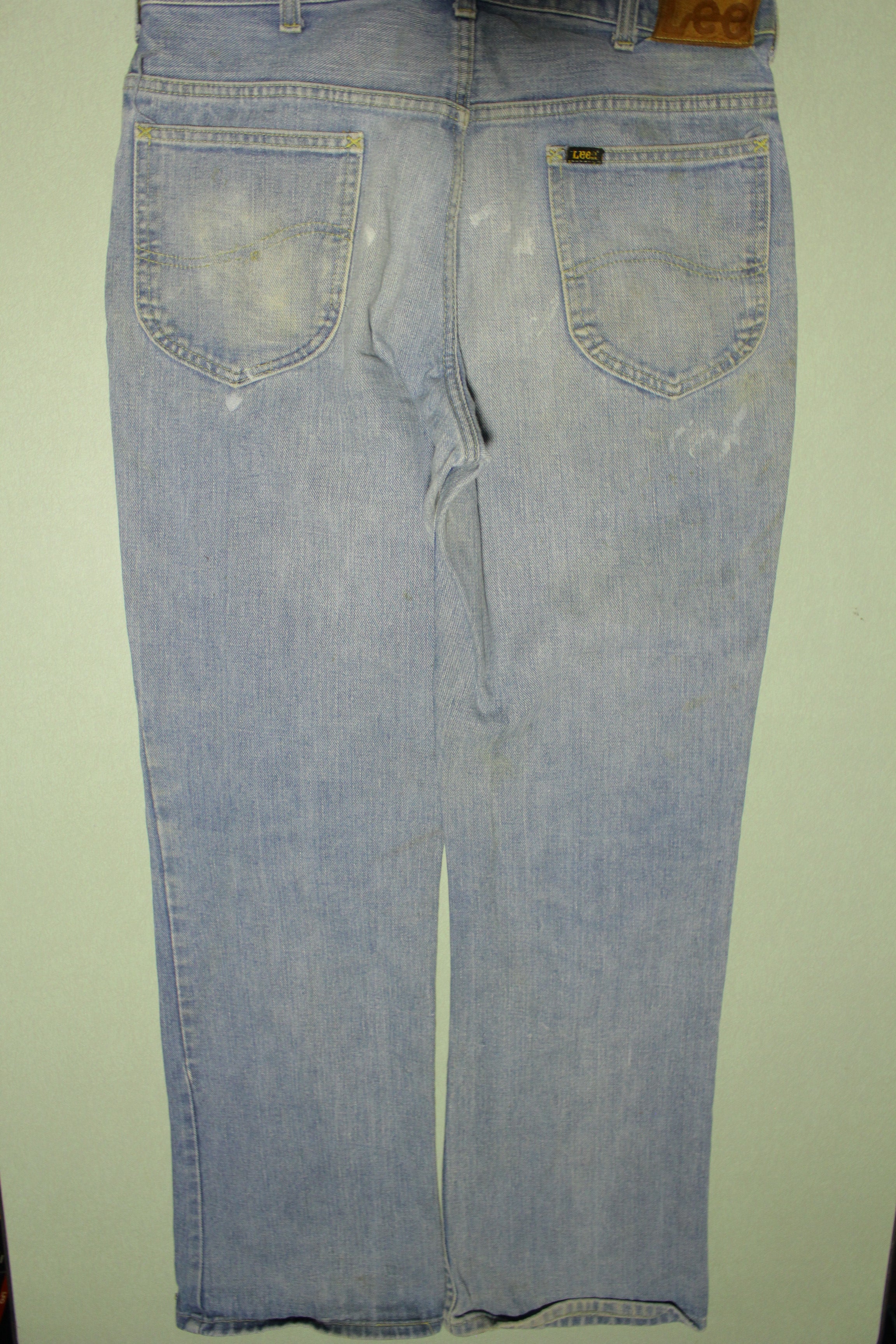 Lee Riders Vintage 70s Talon 42 Zipper Faded Hippy Flare Jeans