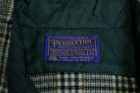Pendleton 1960's Vintage Pure Virgin Wool USA Lodge Fireside Board Button Up Shirt