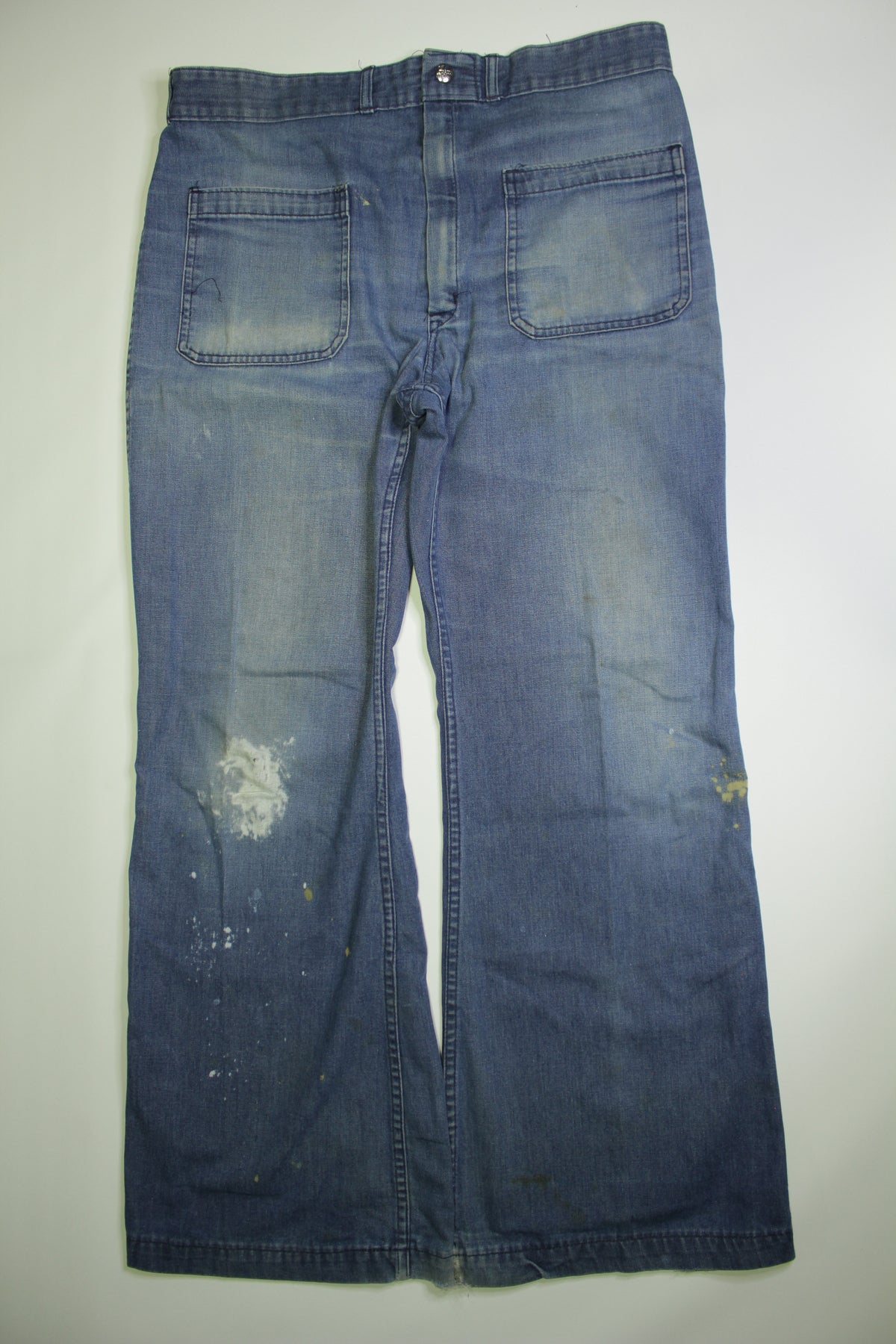 Seafarer Vintage Navy 70's Bell Bottom Jeans USN Denim Flare Pants