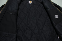 CARHARTT J140 BLK NEW!! Quilted Flannel Lined Duck Canvas Jacket USA MADE