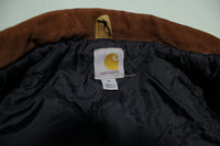 Carhartt J002 Arctic Quilt Lined Duck Traditional Jacket BRN