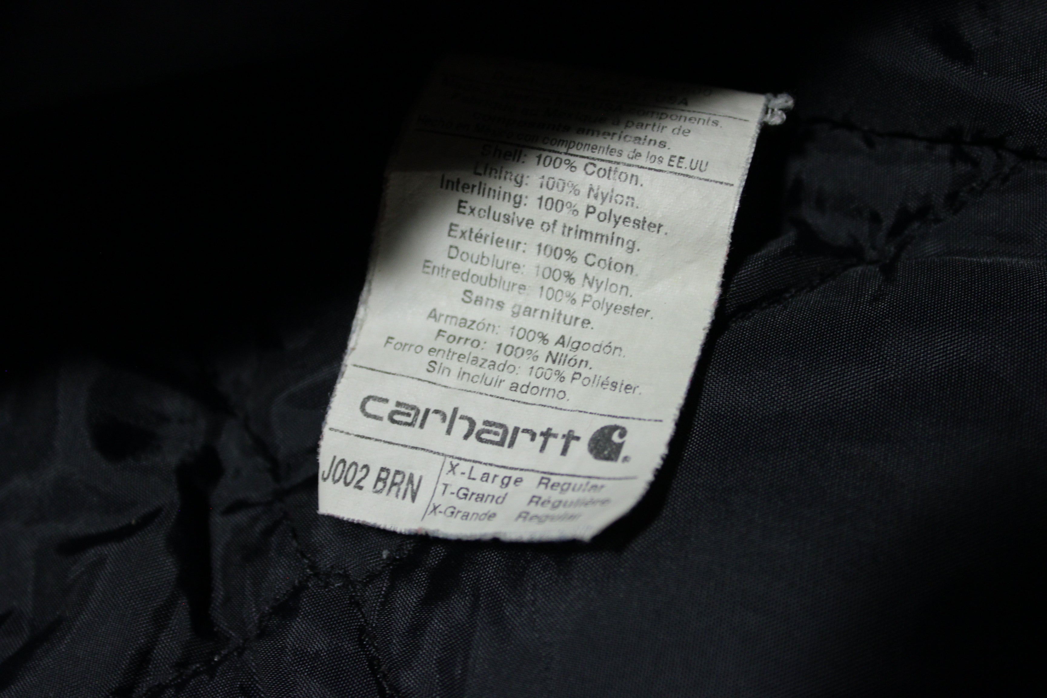 Carhartt men's arctic quilt shop lined duck traditional jacket j002