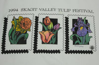 Skagit Valley 1994 Tulip Festival Vintage Mallary Print Crewneck Sweatshirt