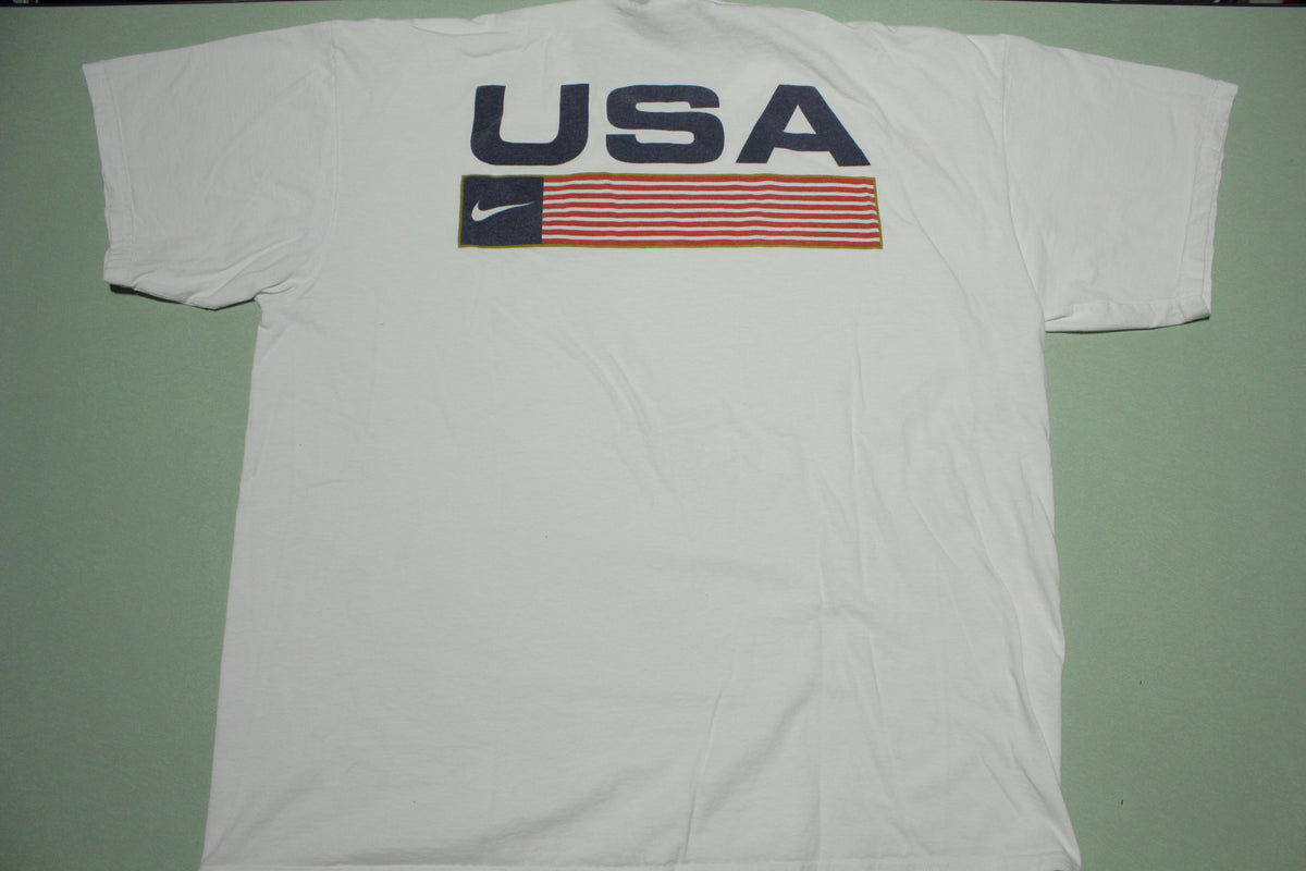 Nike USA Check Swoosh Made in USA Vintage 90's T-Shirt