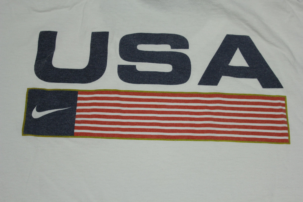 Nike USA Check Swoosh Made in USA Vintage 90's T-Shirt
