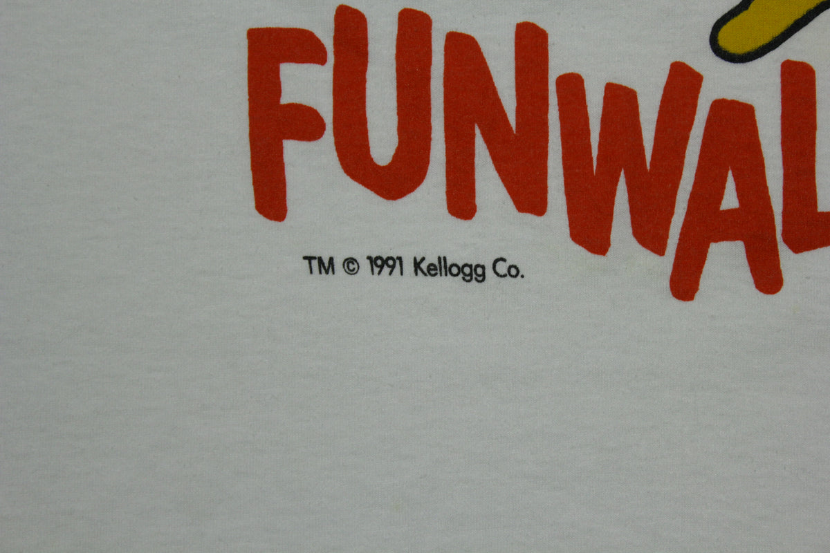 Kellogg's Vintage Toucan Sam 1991 Fun Walk Cereal T-Shirt Deadstock