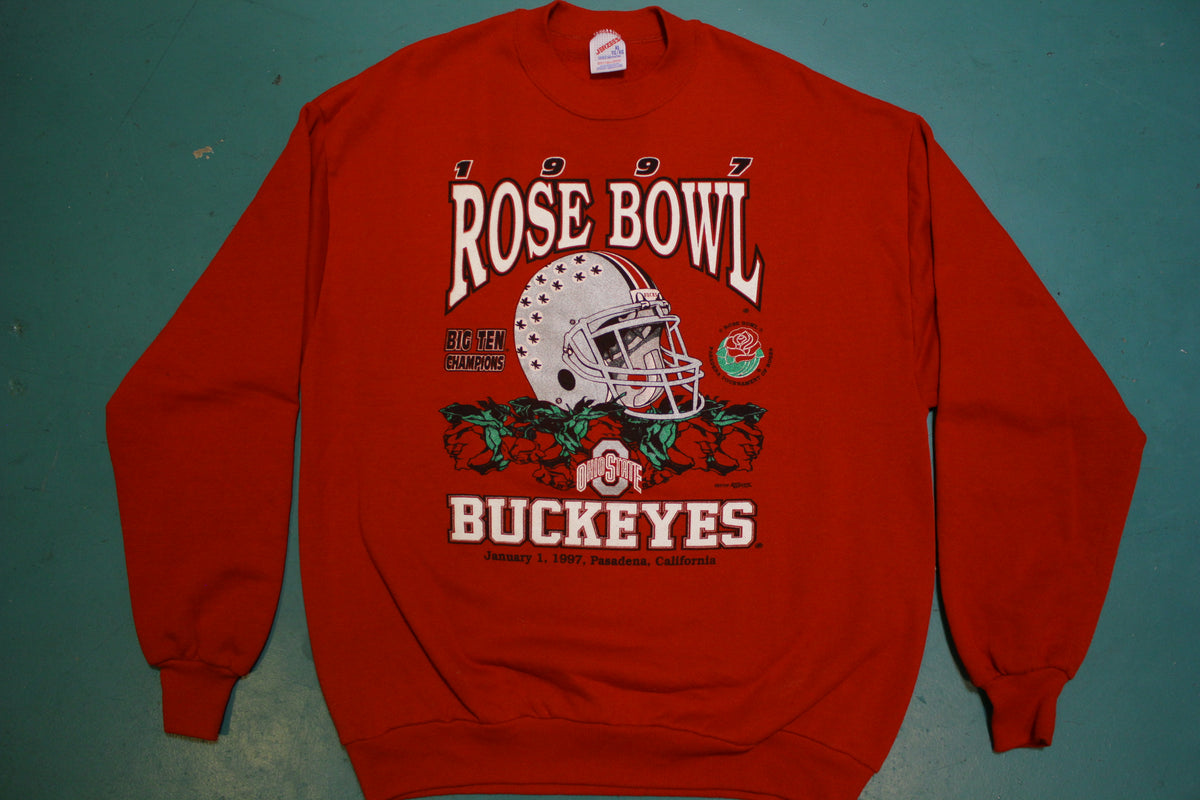 1997 Rose Bowl Big Ten Champions Ohio State Buckeyes USA 90's Vintage Sweatshirt
