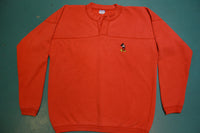 Mickey Mouse Disney Character Fashions USA Made 80's Vintage Henley Sweatshirt