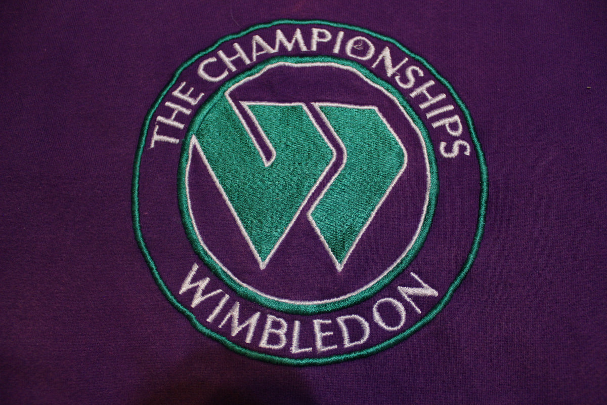 Wimbledon Embroidered The Championships 90's Vintage Crewneck Sweatshirt