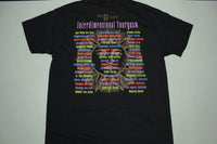 The B-52s Interdimensional Tourgasm 1992 Vintage Cities Tour T-Shirt