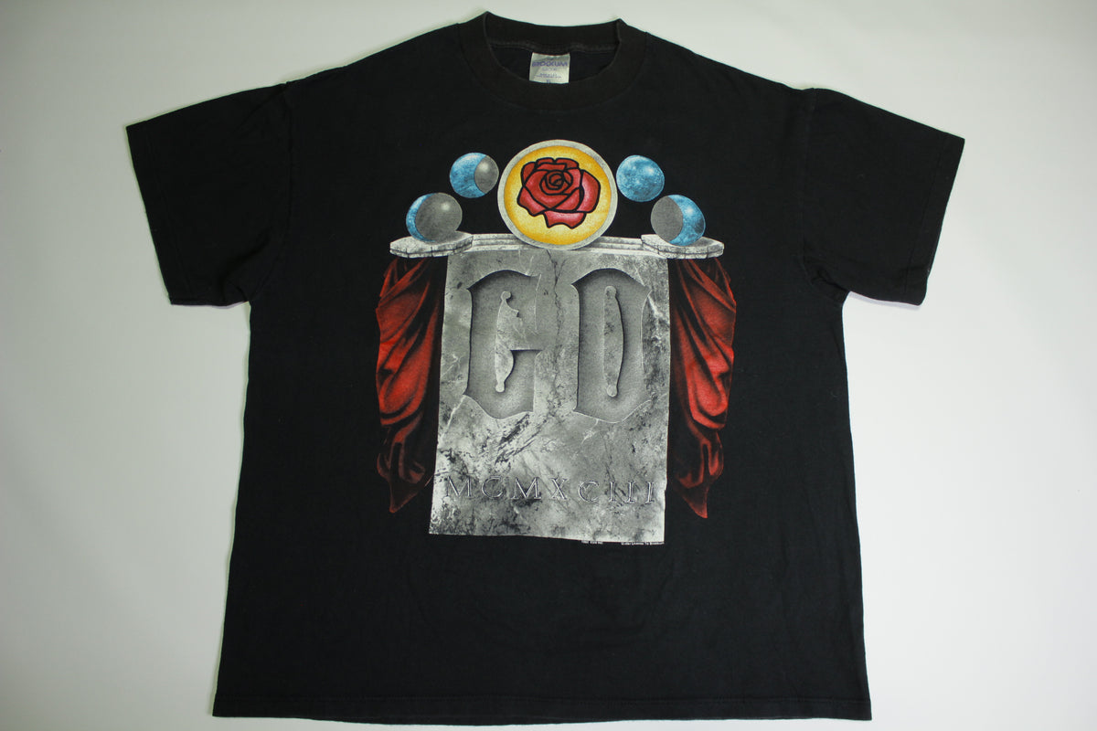 Grateful Dead 1993 Brockum Vintage 90's Stone Roses Spring Tour MCMXCIII T-Shirt