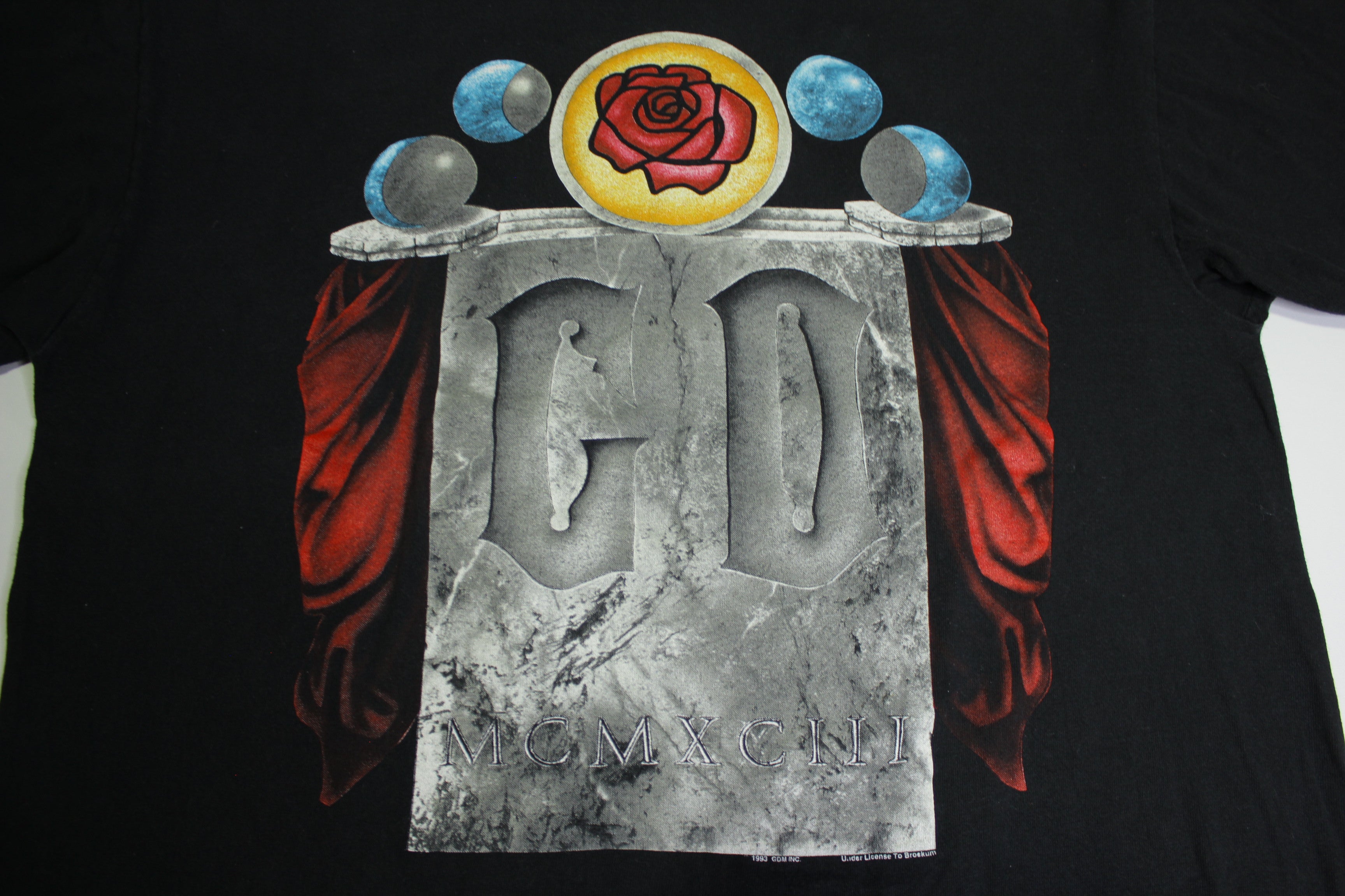 Grateful Dead 1993 Brockum Vintage 90's Stone Roses Spring Tour