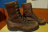Herman Survivors Oxblood Brown 20 Below Zero Leather Distressed Lace Up Boots 8