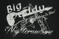Big Daddy and The Nightcrawlers Hooked On Da Blues Vintage 90's Concert T-Shirt
