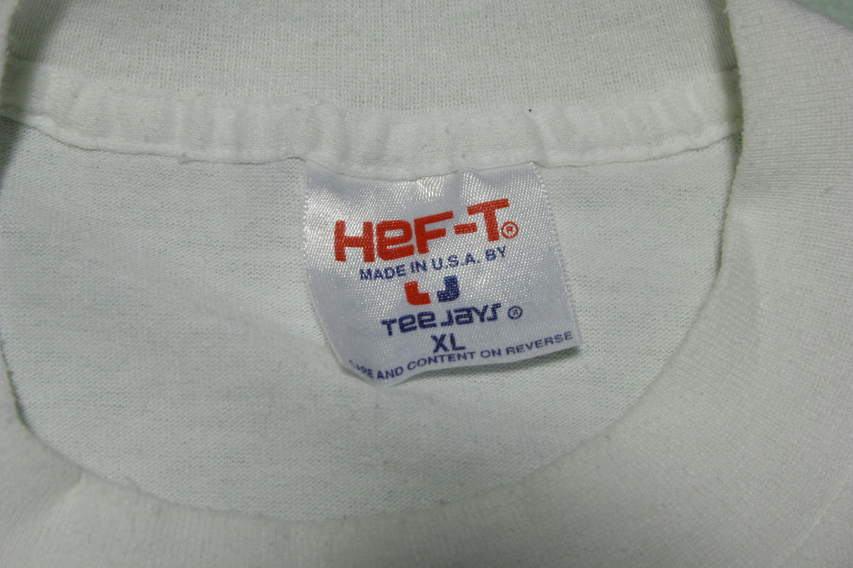 Vanilla Ice Baby Vintage 90's Hef-T TeeJays Made in USA Single Stitch T-Shirt