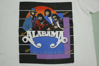 Alabama In Concert 1986 Ticket Stub Vintage Made in USA 80's T-Shirt