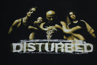 Disturbed Band Photo 2000 Licensed to Giant Tag Vintage Concert T-Shirt The Sickness