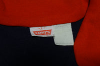 Levis 80's Single Pocket Vintage Striped Track Jacket Made in USA