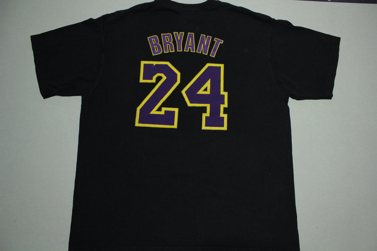 KOBE BRYANT #24 Los Angeles Lakers White Adidas Jersey Style T