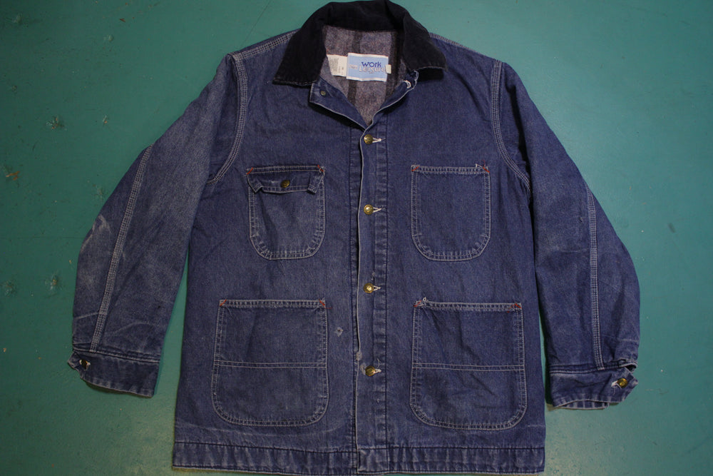 Sears 70s Work Leisure Barn Field Chore Prison Coat Blanket Lined 