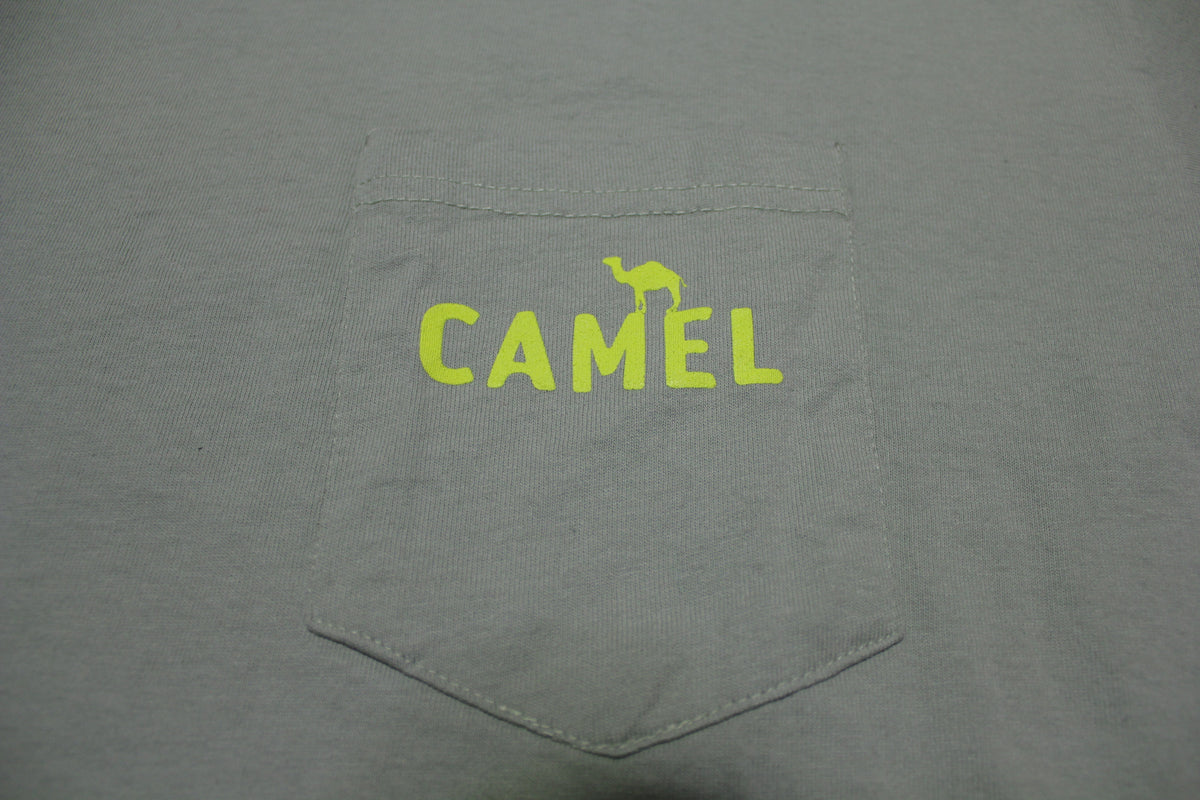 Camel Cigarettes Tobacco Vintage 90's American Born Made in USA Pocket T-Shirt