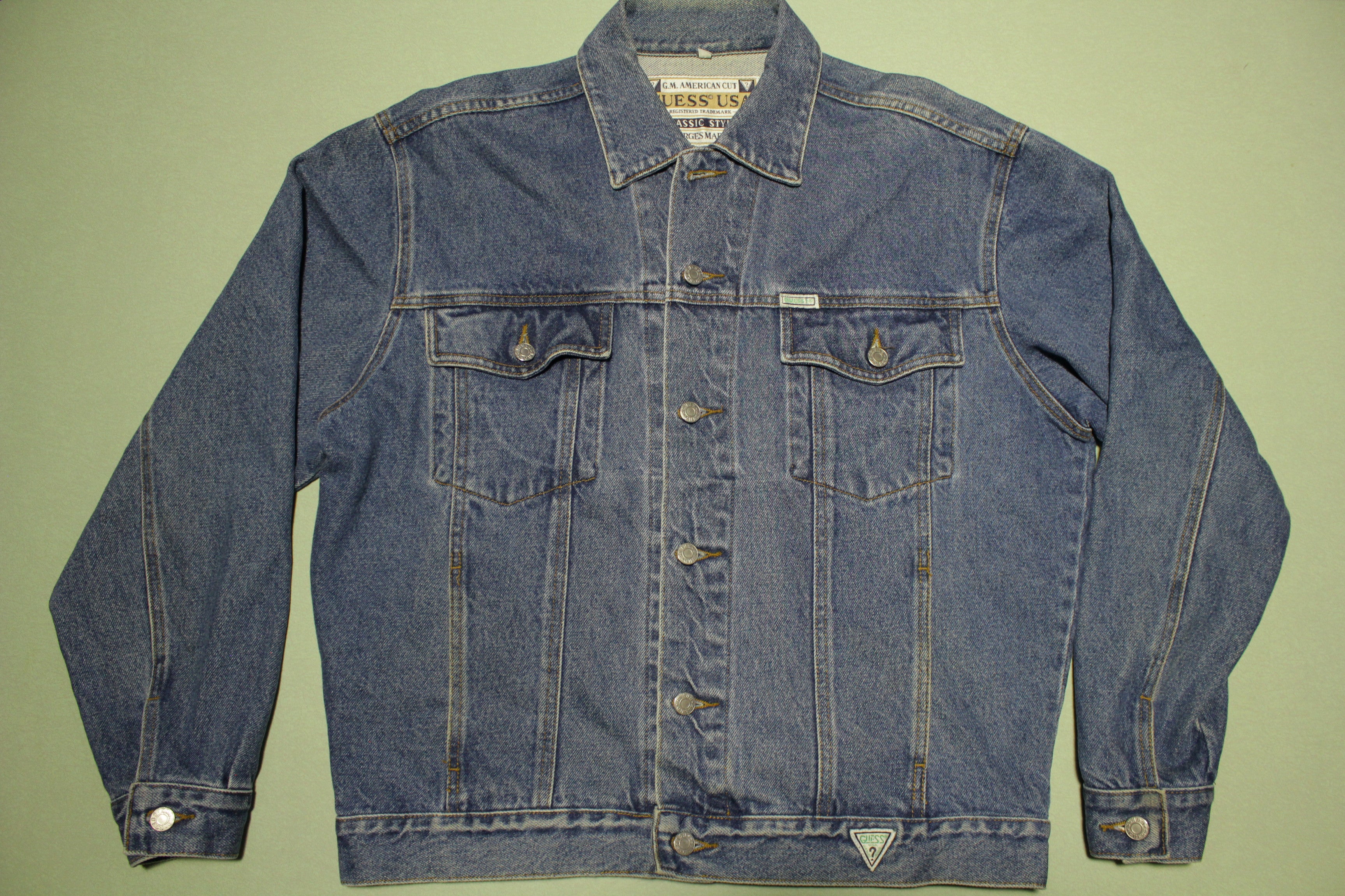 Guess USA Classic Style Georges Marciano Vintage 80's Denim 