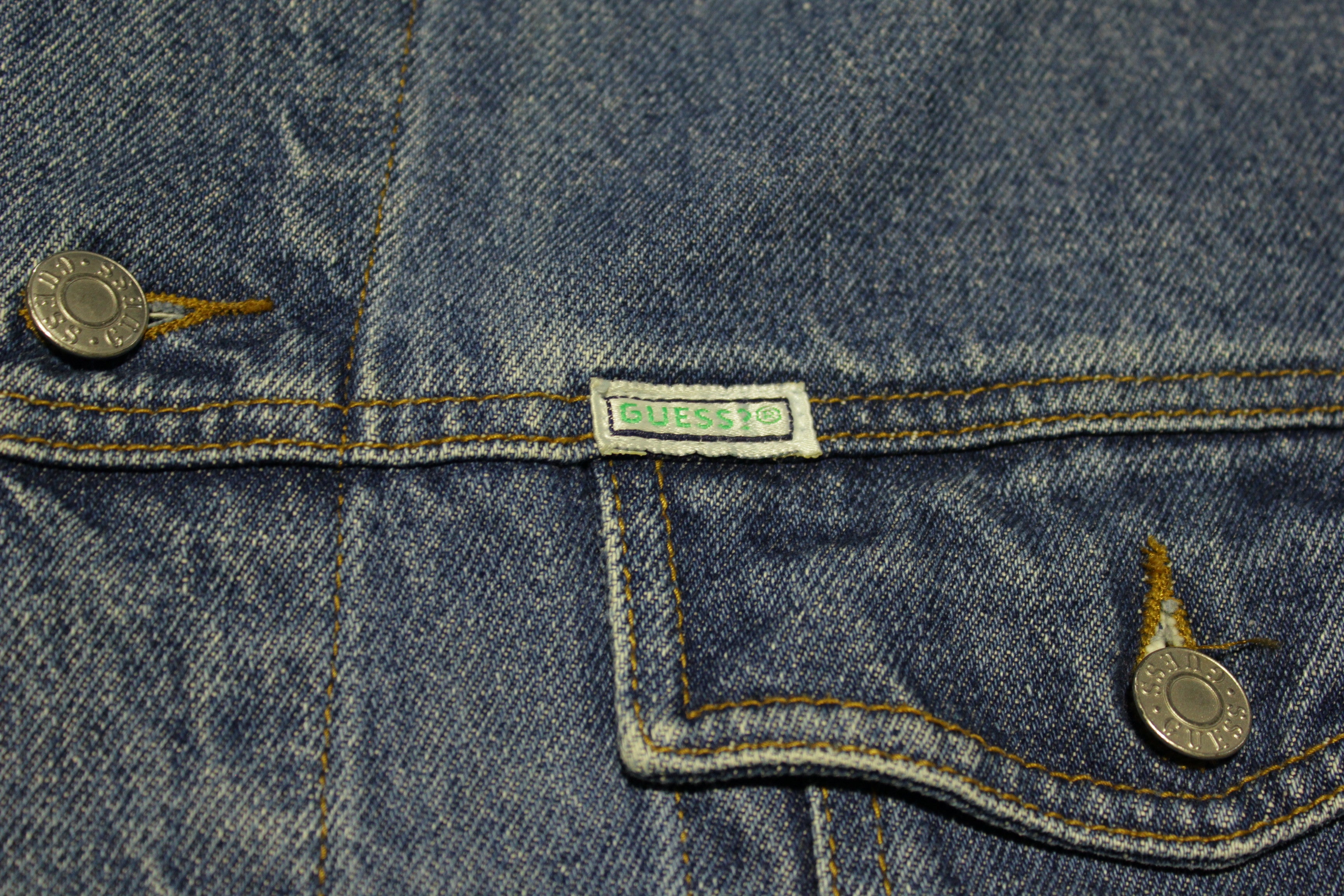 Guess USA Classic Style Georges Marciano Vintage 80's Denim