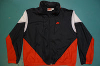 Nike 80's Gray Tag Vented Made in USA Windbreaker Jacket Bulls Jordan Colors