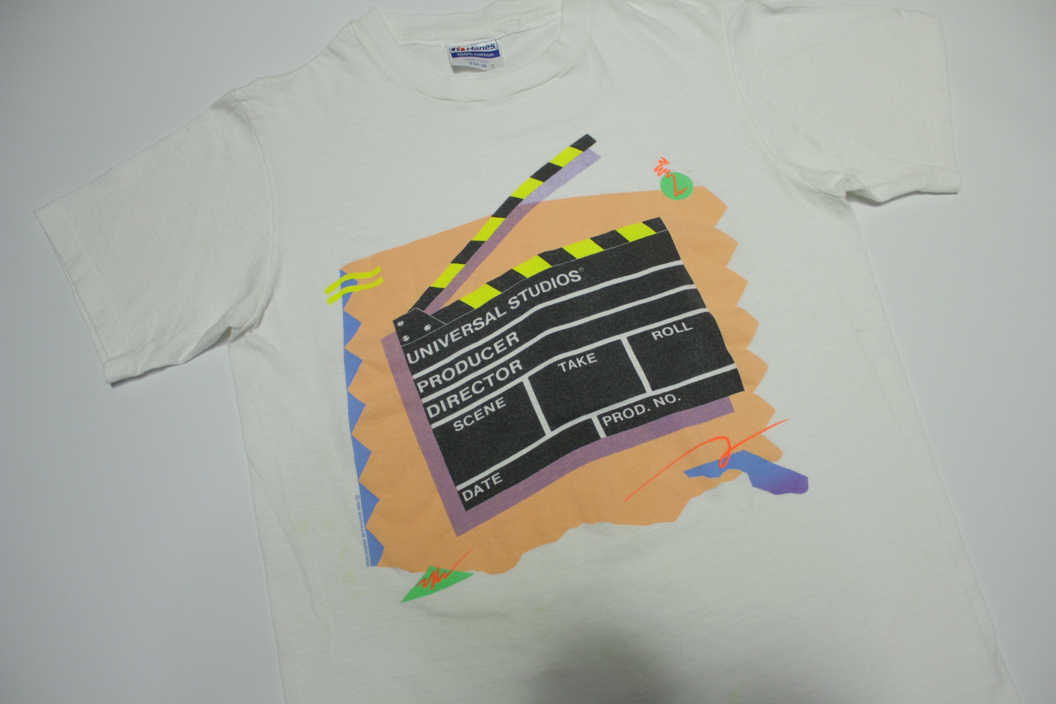 Universal Studios Vintage 80's Hanes 100% Cotton Made in USA
